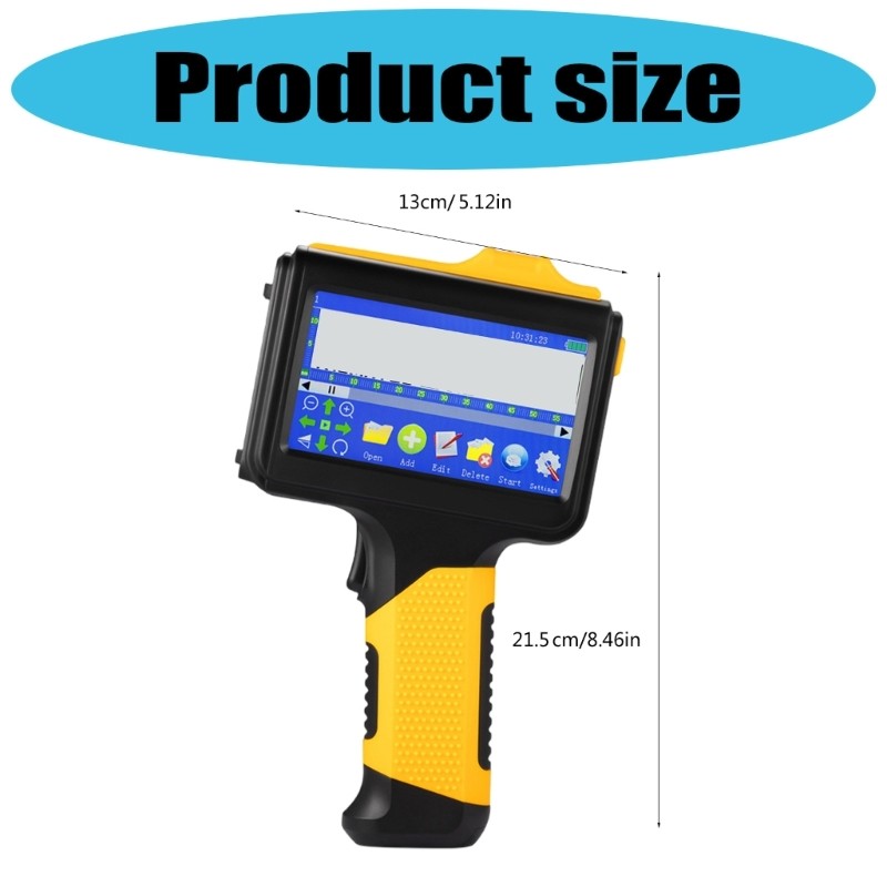12.7mm BarBatchCode Date Number Logos Handhelds Thermals Jet Inkjet Printers gallery