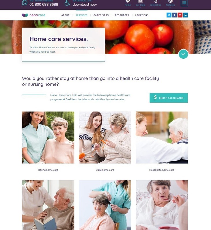 Website for Elder care /Home Health care / Medical Care / Nursing - Free Hosting gallery