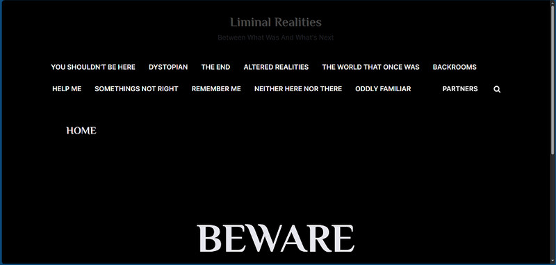 Dystopian, Otherworldly, Liminal Realities Website For Sale gallery