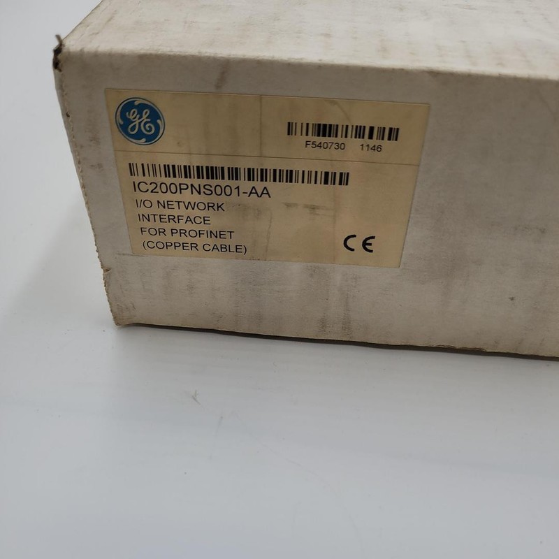 GE – IC200PNS001-AA I/O NETWORK INTERFACE FOR PROFINET SEALED IN ORIGINAL BOX