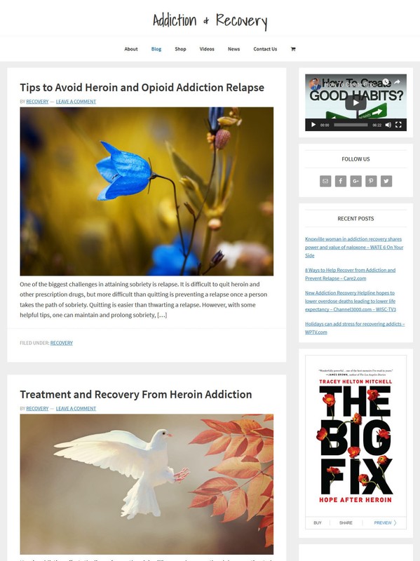 * RECOVERY & ADDICTION * store blog website business for sale with AUTO CONTENT gallery