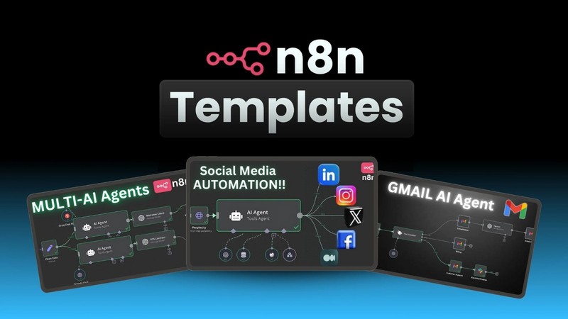 900+ AI Automation Workflows for n8n | No Code JSON Templates (Worth $10k+) gallery