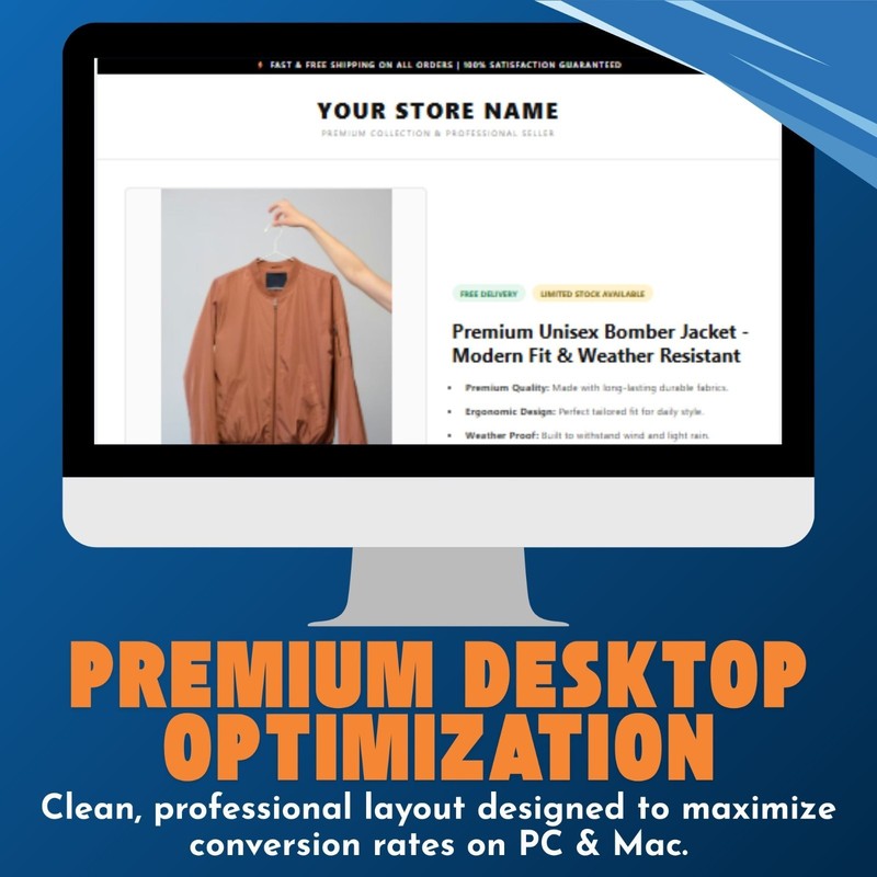 eBay Listing Template Professional Responsive Mobile Design HTML 2026 gallery
