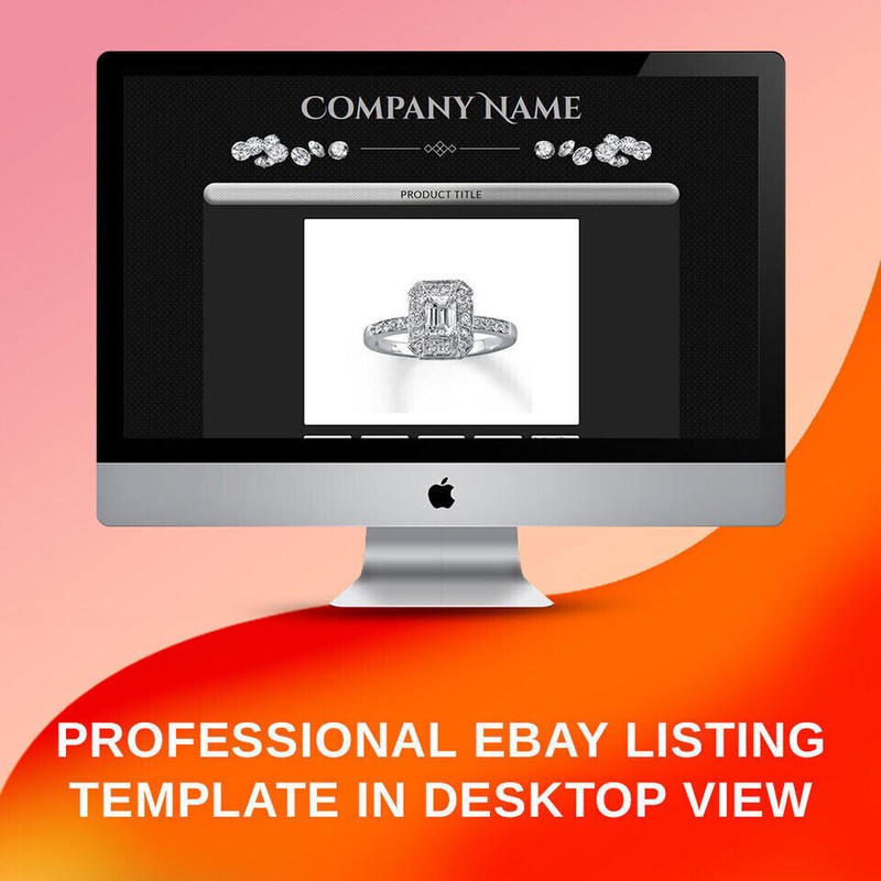 eBay Templates, Auction Mobile Responsive html Templates 2019 Ready for Jewelry gallery
