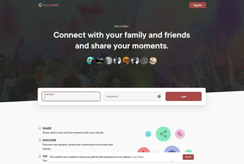 Online Social Network Website + Free Install + Hosting gallery