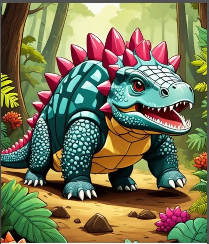 Dinosaurs Coloring & Activity Book PLR MRR Printable 450+ Pages for Kids Age 4-8 gallery