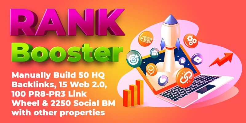 50 DA50 Backlinks + 100 PR1-PR4 Article Directory Links + 2250 Social Bookmarks