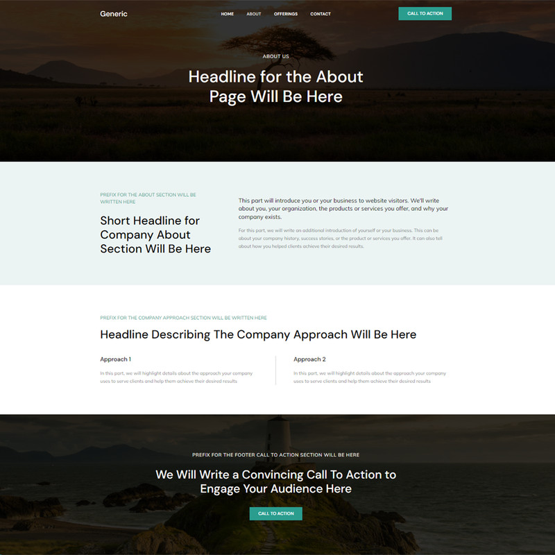 Dark Corporate / Personal Website - Ready to Run + 1-Year Domain and Hosting gallery