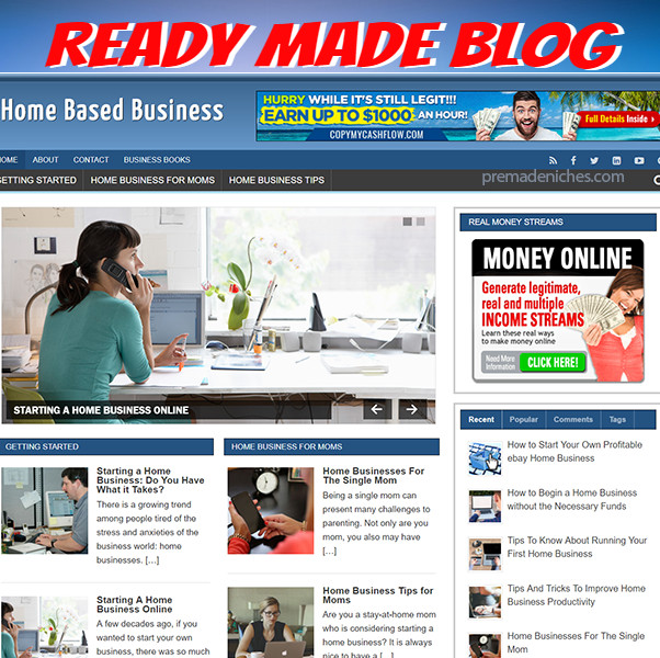 SEO Marketing Ready Made Blog Turnkey Niche Website/Blog EZ to Run & Customize gallery