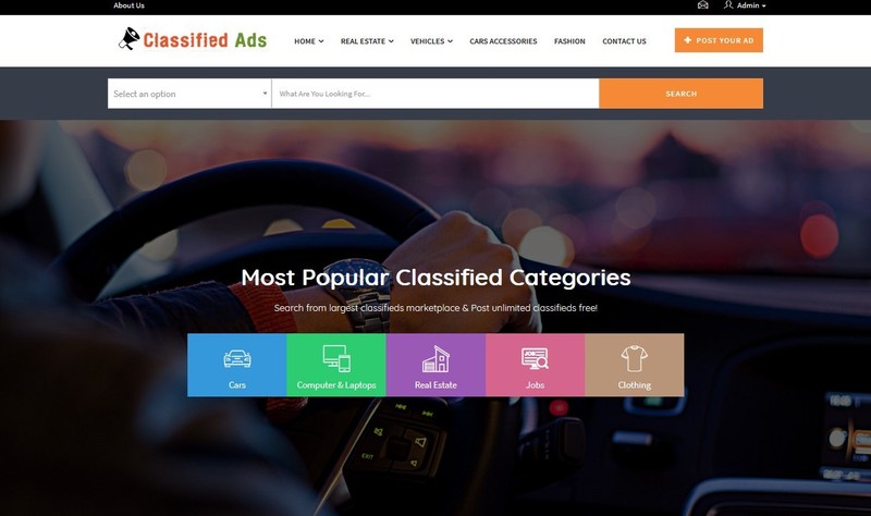 Premium Classified Ads Website – Free INSTALLATION + Hosting
