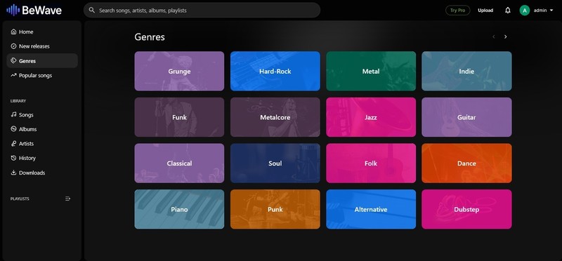 BeWave - Music Streaming & Sharing PHP Platform | Full Source Code | Super-Fast gallery
