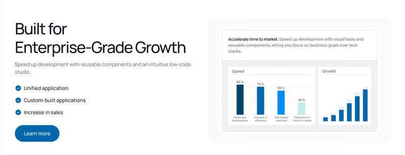 Enterprise App Development Website Template | Modern SaaS Landing Page | Busines gallery