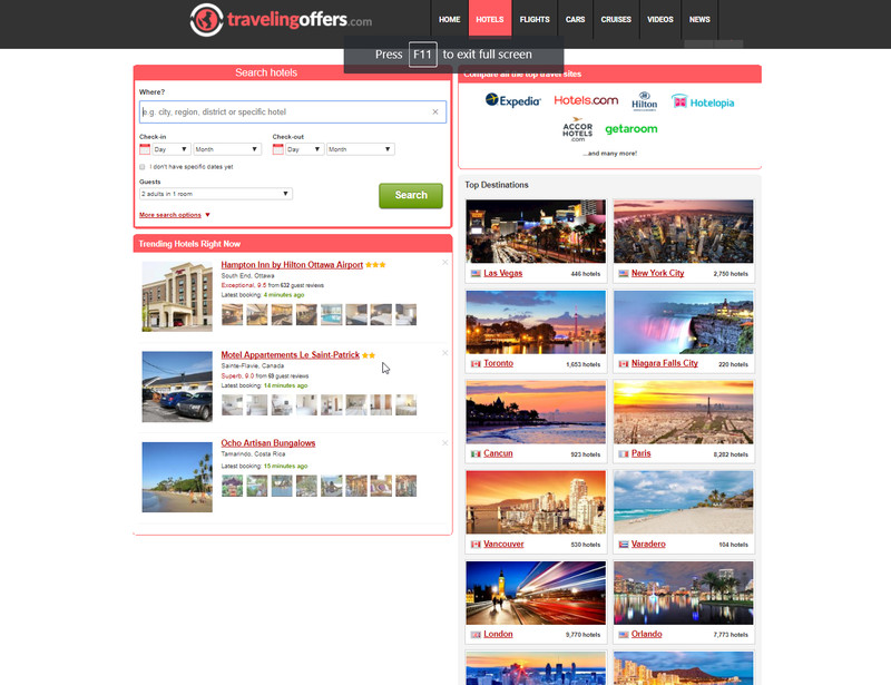 Automatic TRAVEL Booking Site - Hotel Flight Cruise Rental Car Make $1-4 p/Lead gallery