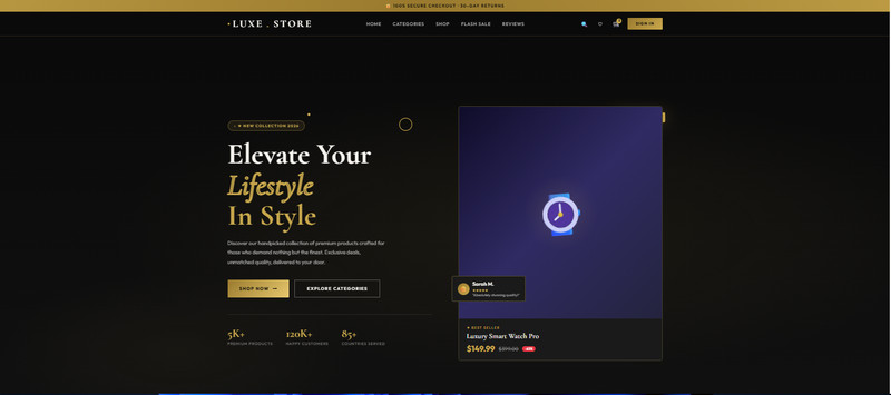 Responsive Ecommerce Dropshipping Website With Modern Design gallery