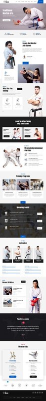 MARTIAL ARTIST - Website for sale (For the self-employed) gallery