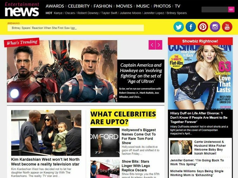 Celebrity Entertainment News Website + Free Hosting and Installation with SSL