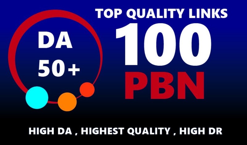 100 DA50 to DA65 Permanent Homepage PBN Backlinks to Improve SEO Rankings