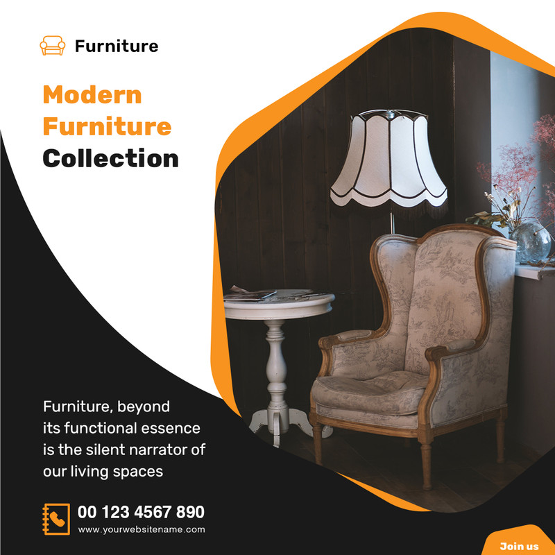 Modern Furniture Social Media Marketing Templates gallery