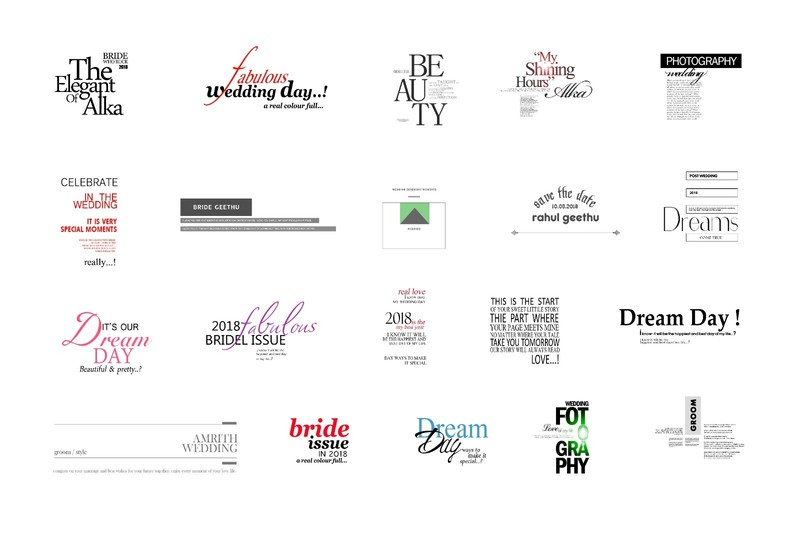 Wedding Text Templates Kit 200+ eps, jpg Editable Text For All Your Projects gallery