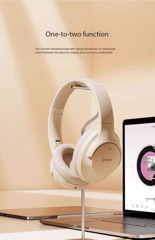 Pincun ANC-05L Active Noise Cancelling Over-Ear Wireless Bluetooth Headphones gallery