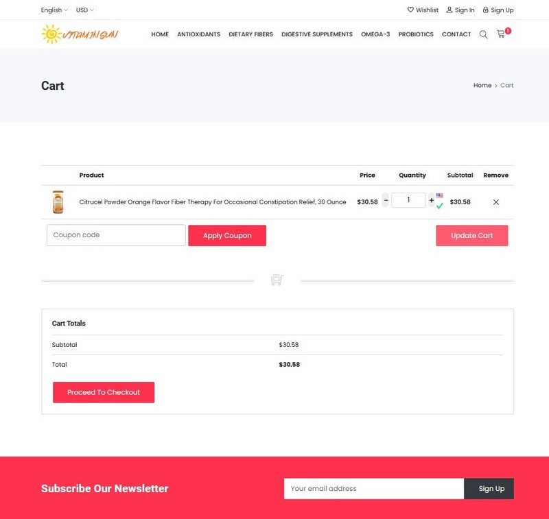 Vitamins & Supplements Store - Amazon Affiliate/Dropship Website gallery