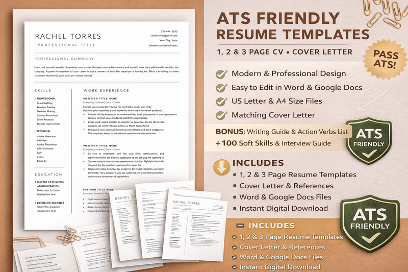 Editable Modern CV TEMPLATE For Microsoft Word, Canvas Download Save to PDF Form gallery