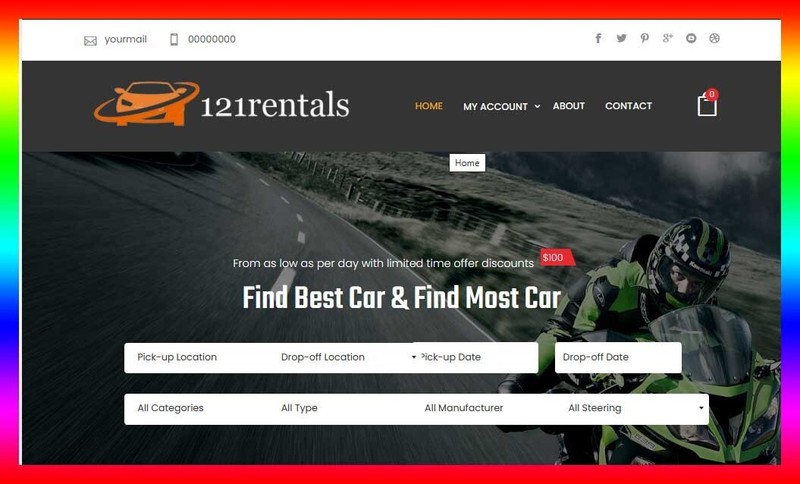 Cars and Vehicle Rental Website - Free Hosting and Complete Setup. gallery