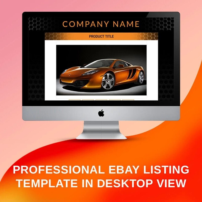 eBay Mobile Responsive Listing Templates Auction Gallery Html for Automobiles gallery