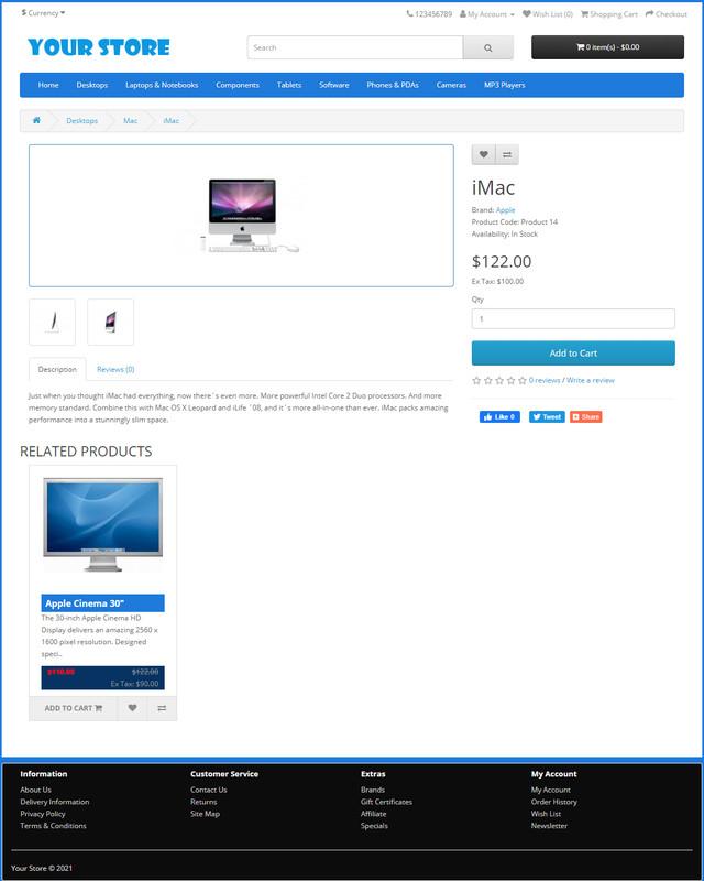 Premium Ecommerce Website For Sale - Responsive Shopping Cart Store gallery