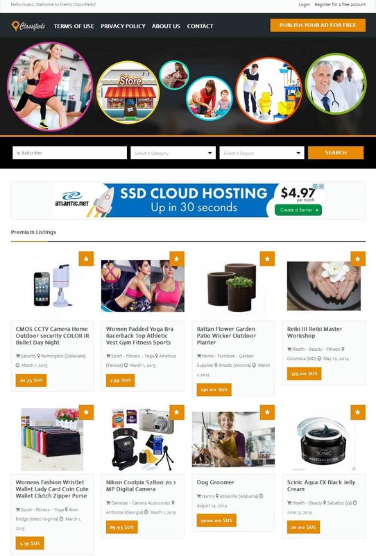 Local Classifieds Website - Free Install + Hosting gallery