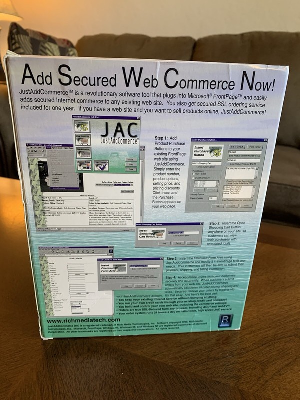 Just Add Commerce 4.0 - Shopping Cart Plugin for Microsoft FrontPage gallery