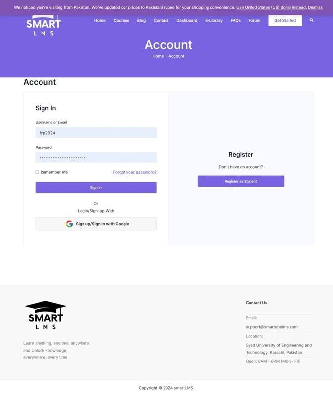 Comprehensive Smart Learning Management System (SLMS) - Feature-Rich LMS Built gallery