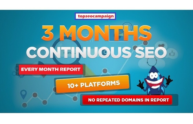 90 Days SEO Link Building Service, Continuous Backlinks. Profile links, PBNs etc