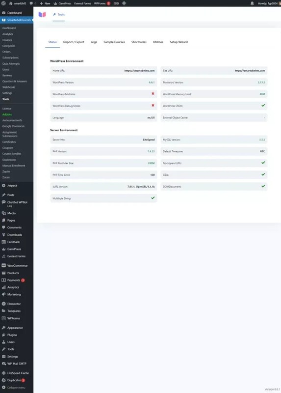 Smart Learning Management Website For Sale gallery