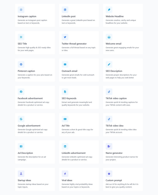 69AI Assistant Platform – Content Generator, Chat Bot, Image AI, Speech to Text gallery