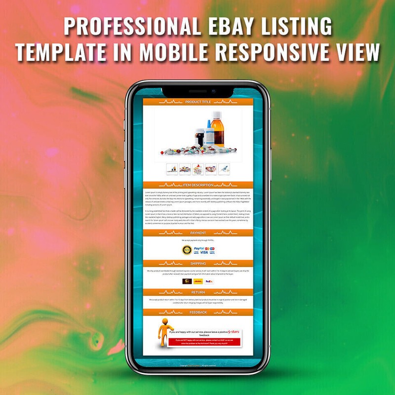 eBay Auction Listing Templates Mobile Responsive HTTP 2019 Secure gallery