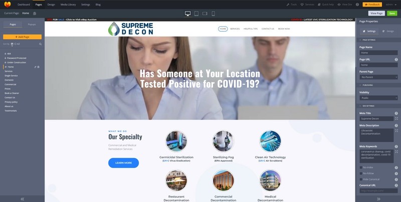 BUSINESS FOR SALE - Domain: SupremeDecon.com + Toll-Free Number: (888) DECON-01 gallery