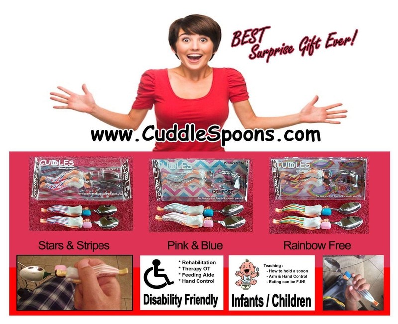 Disabled Man creates Eating Aid Spoon Set for Disabled & Couples. Fun/Meaningful gallery