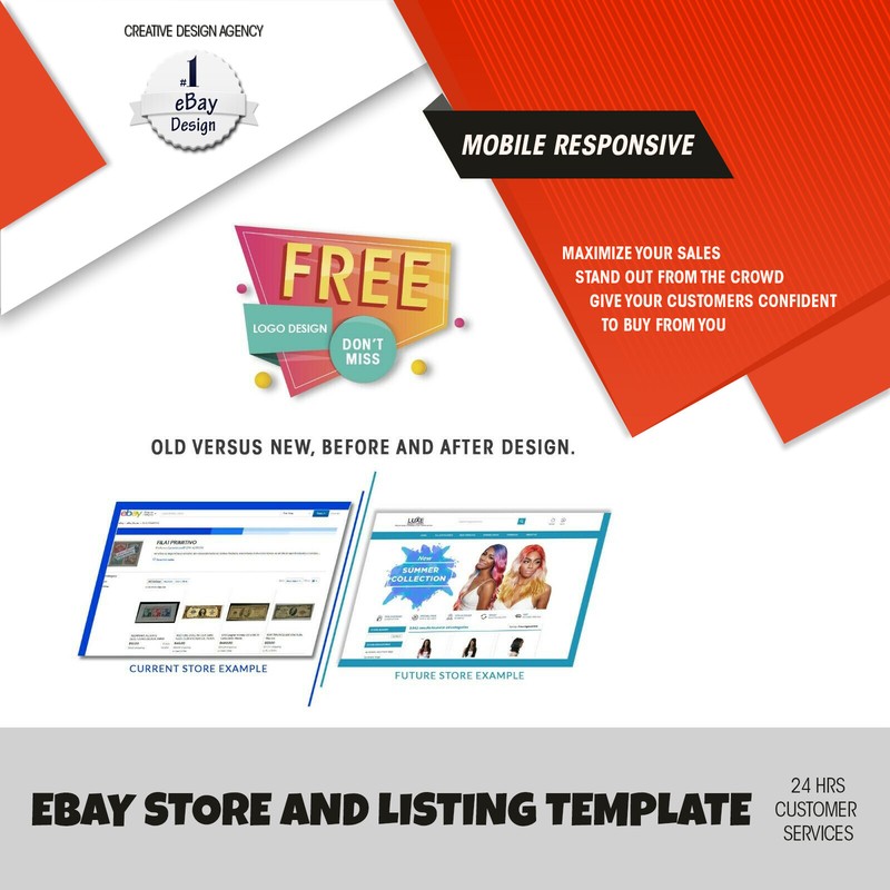 Template Ebay Store Listing 2021 Html Design Responsive Professional Mobile