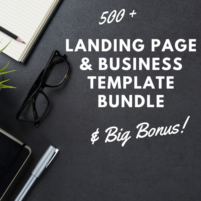 Premium Landing Page & Other Business 500+ Templates Very useful Plus Big Bonus