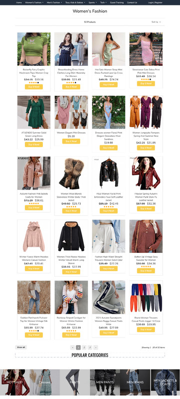 Premium E-commerce Website | Dropshipping Business | Unique Design Online Store gallery
