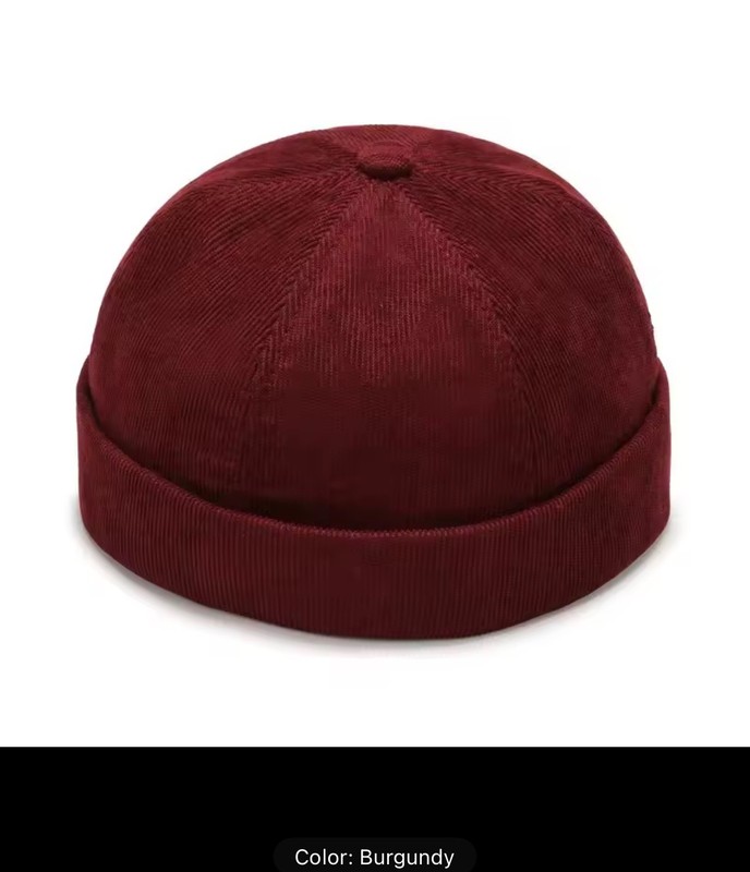 New Four Seasons Hip Hop Hats, Trendy Beanie Landlord Hats, Casual Round Caps, M gallery