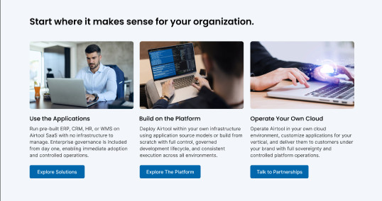Enterprise Business Website Template | SaaS Landing Page | ERP CRM Platform gallery