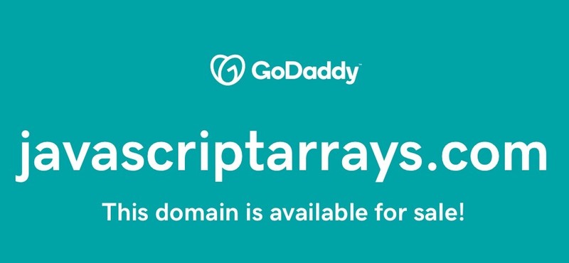 JAVASCRIPTARRAYS.COM DOMAIN CHEAP RARE INTERNET DOMAIN FOR SELL