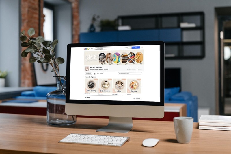 ebay SEO listing template, free logo design and 30 sec video ad for ebay store gallery