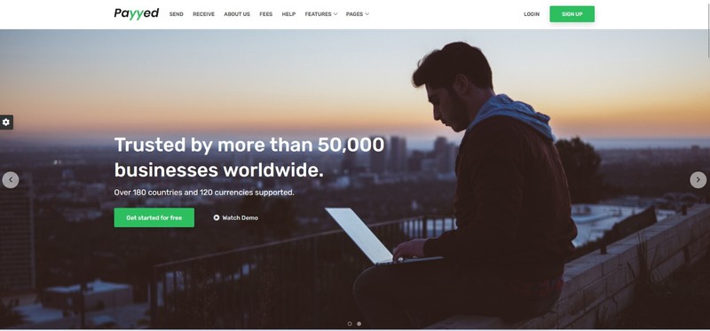 Payyed – Money Transfer and Online Payments HTML Template Payments Worldwide gallery