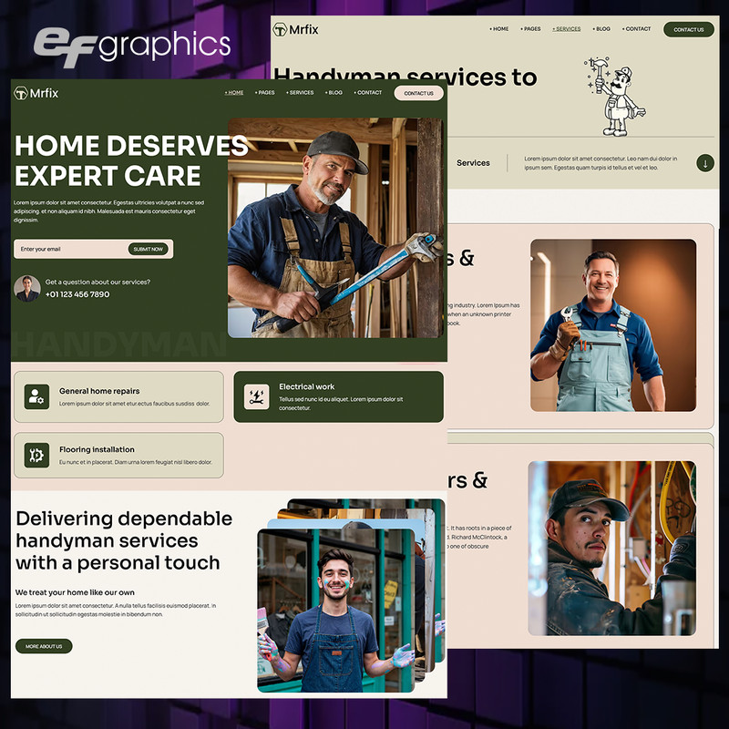 WEBSITE DESIGN SERVICE DESKTOP & MOBILE - PROFESSIONAL DESIGN gallery