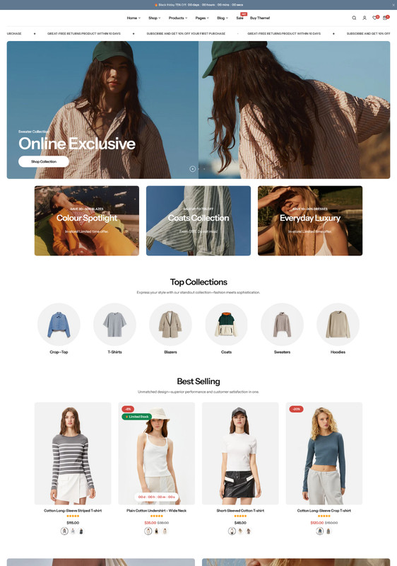 Flozin - Multipurpose Shopify Theme | Responsive eCommerce | RTL Support | Fast gallery