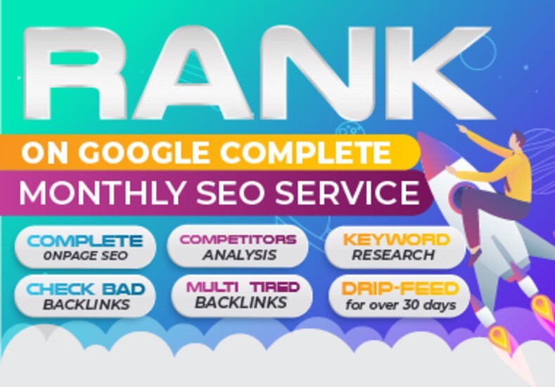 Rank on Google's First Page with our COMPLETE SEO Service