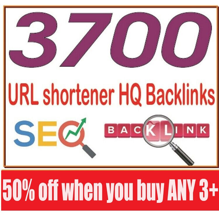 3700 URL Shortener Backlinks (From DA40 Plus Sites) - 100% SAFE SEO Method